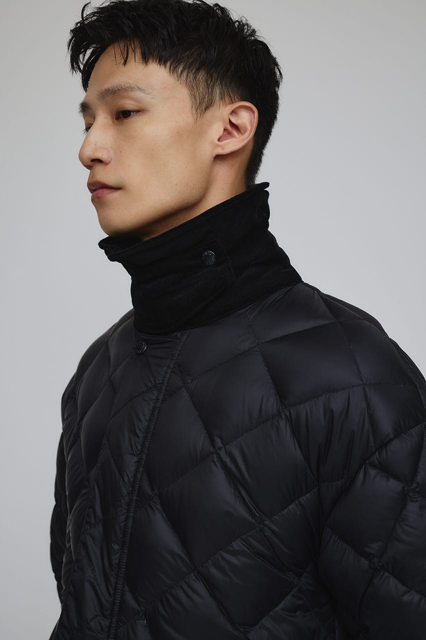 【別注】TAIONメンズダウンジャケット BLK FREE