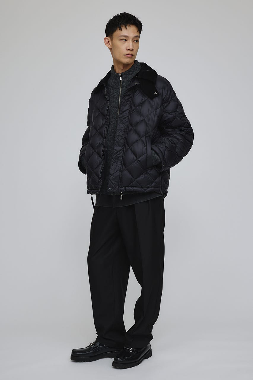 【別注】TAIONメンズダウンジャケット BLK FREE