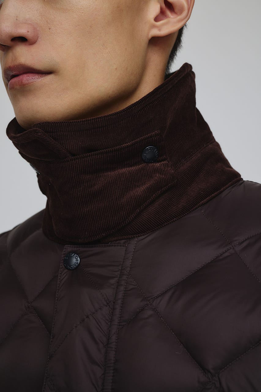 【別注】TAIONメンズダウンジャケット BRN FREE