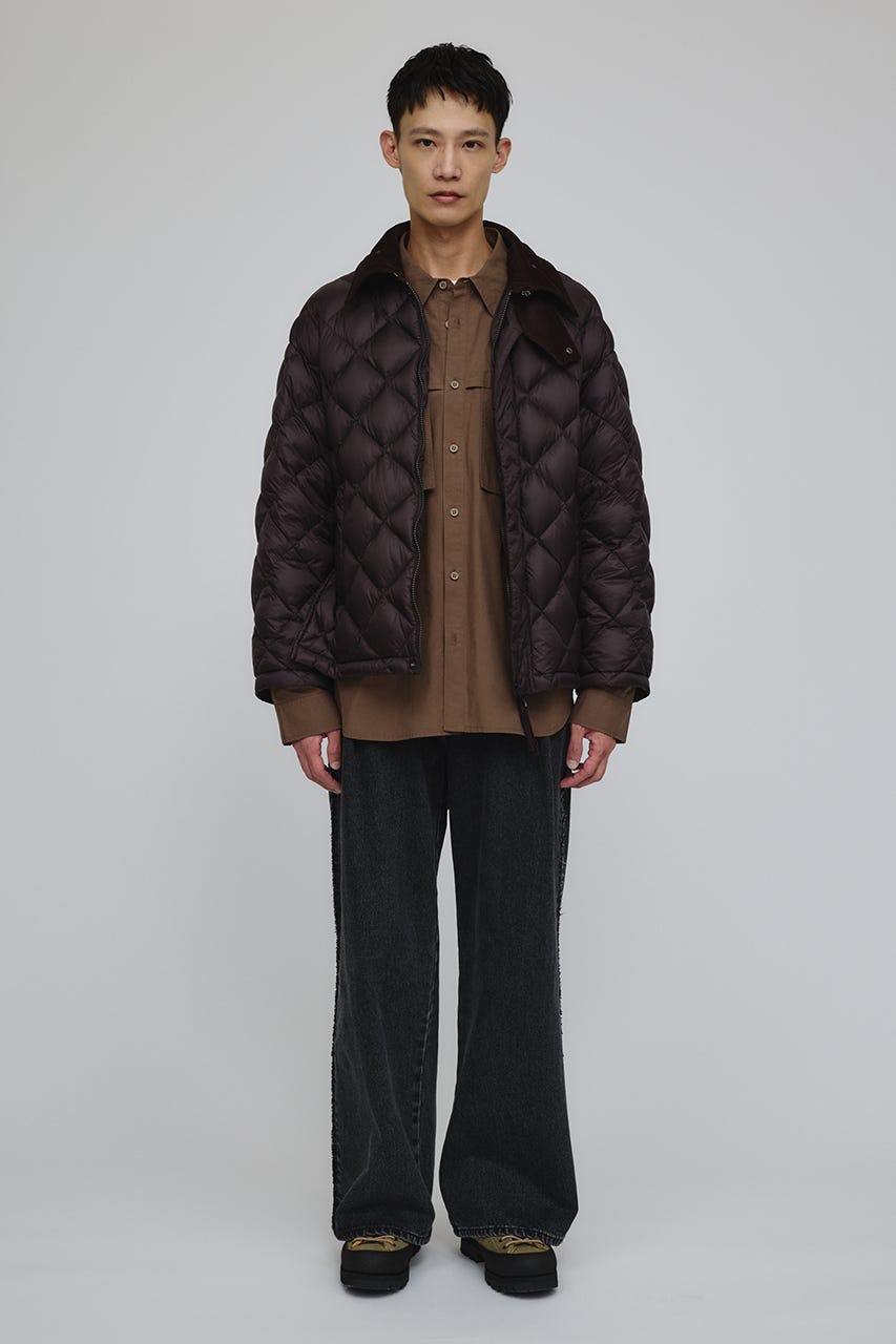 【別注】TAIONメンズダウンジャケット BRN FREE