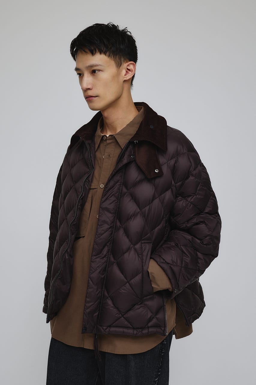 【別注】TAIONメンズダウンジャケット BRN FREE