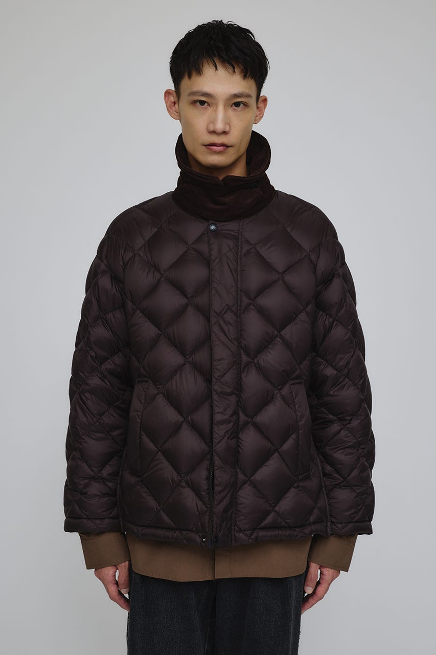 【別注】TAIONメンズダウンジャケット BRN FREE