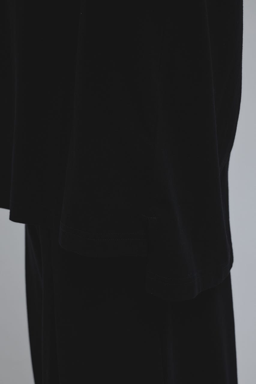 レイヤードロングスリーブT BLK M