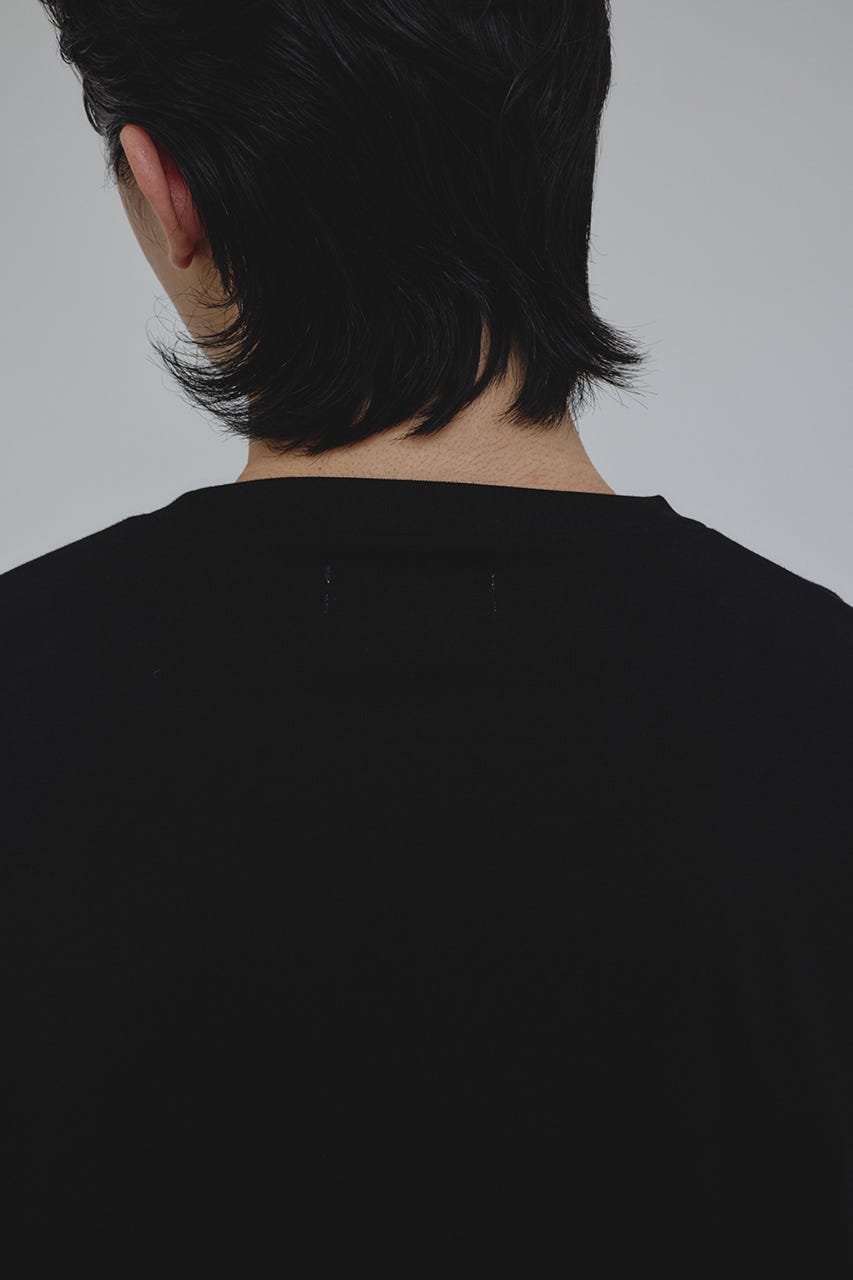 レイヤードロングスリーブT BLK M