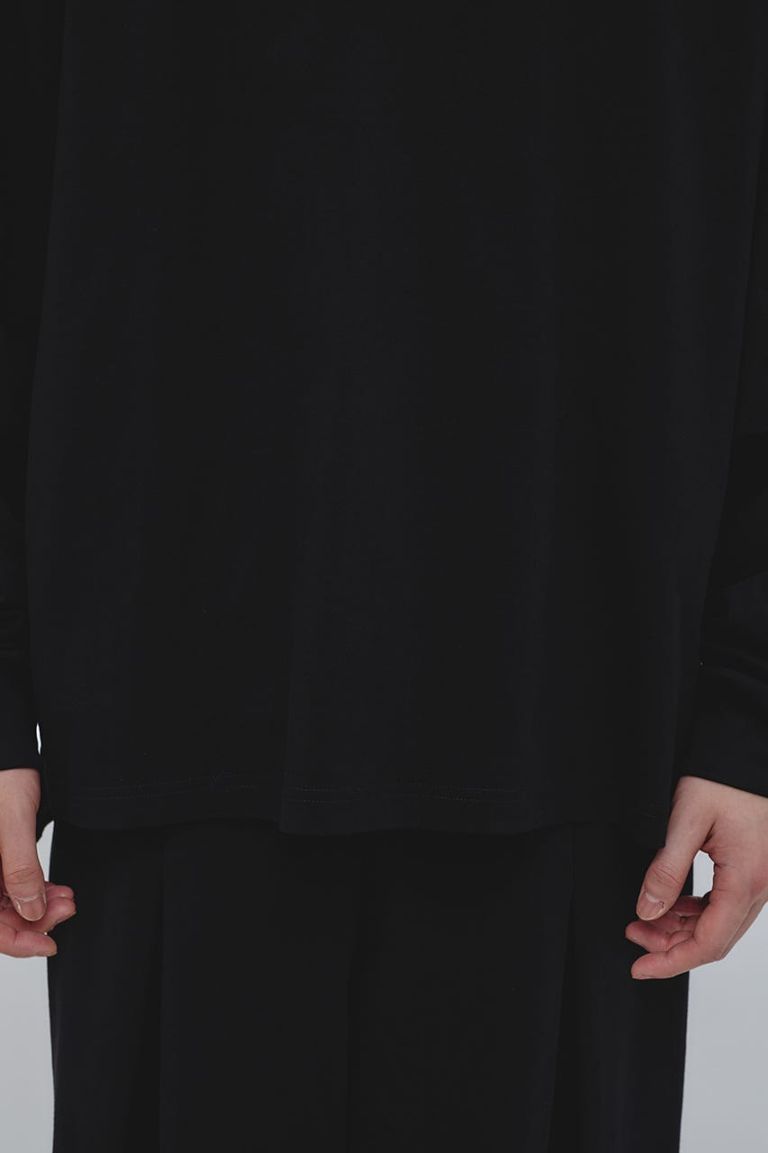 レイヤードロングスリーブT BLK M