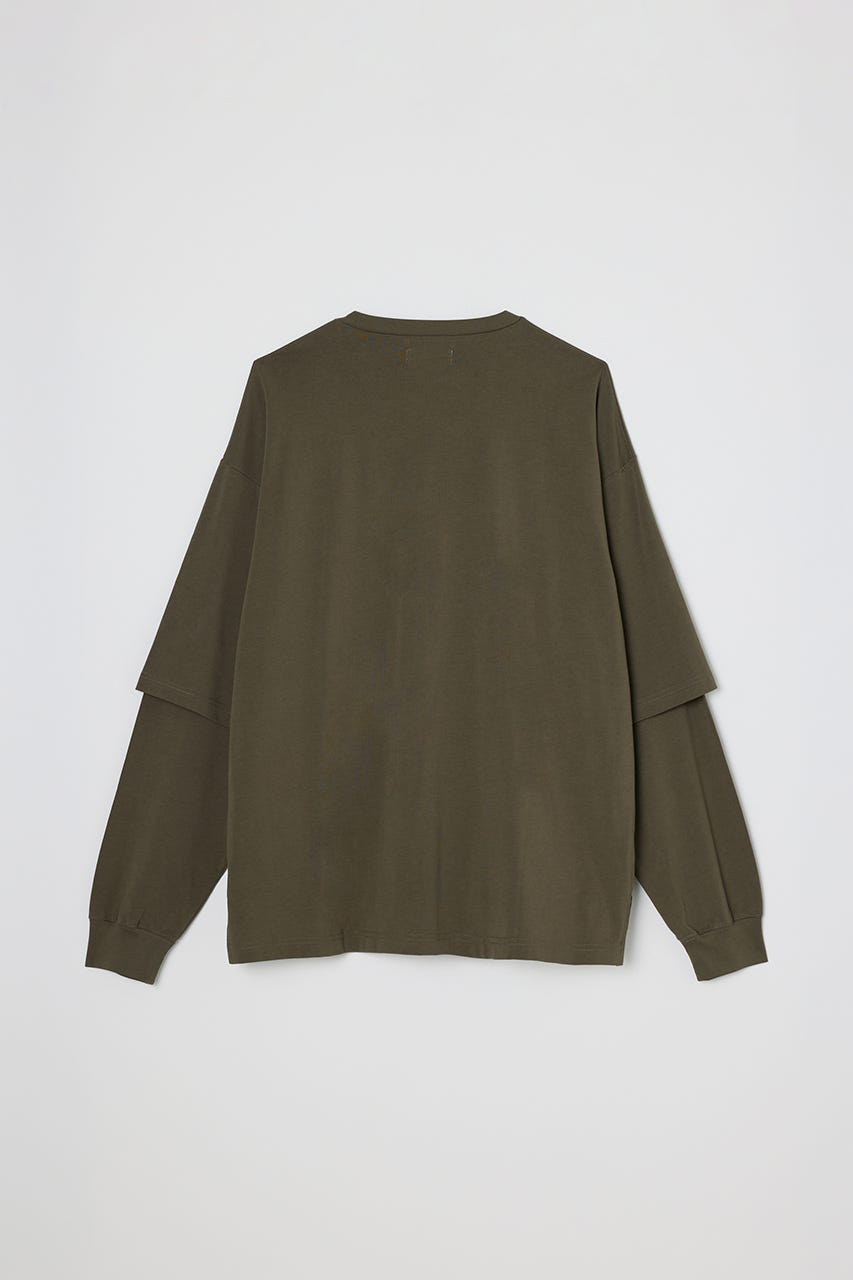 レイヤードロングスリーブT KHA M