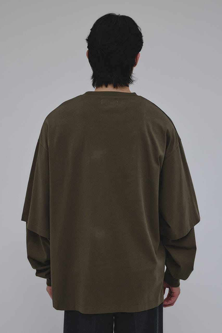 レイヤードロングスリーブT KHA M
