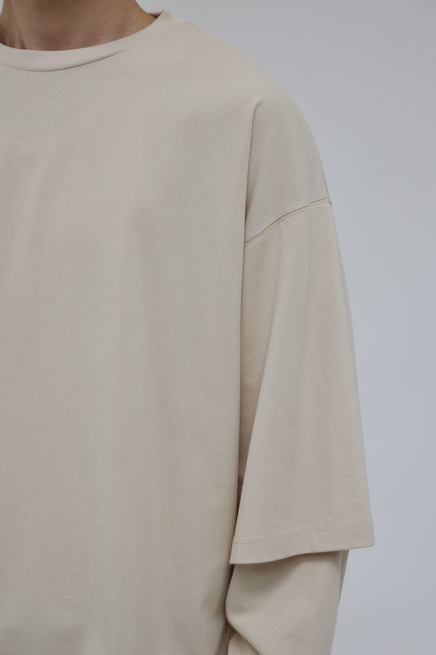 レイヤードロングスリーブT L/BEG L