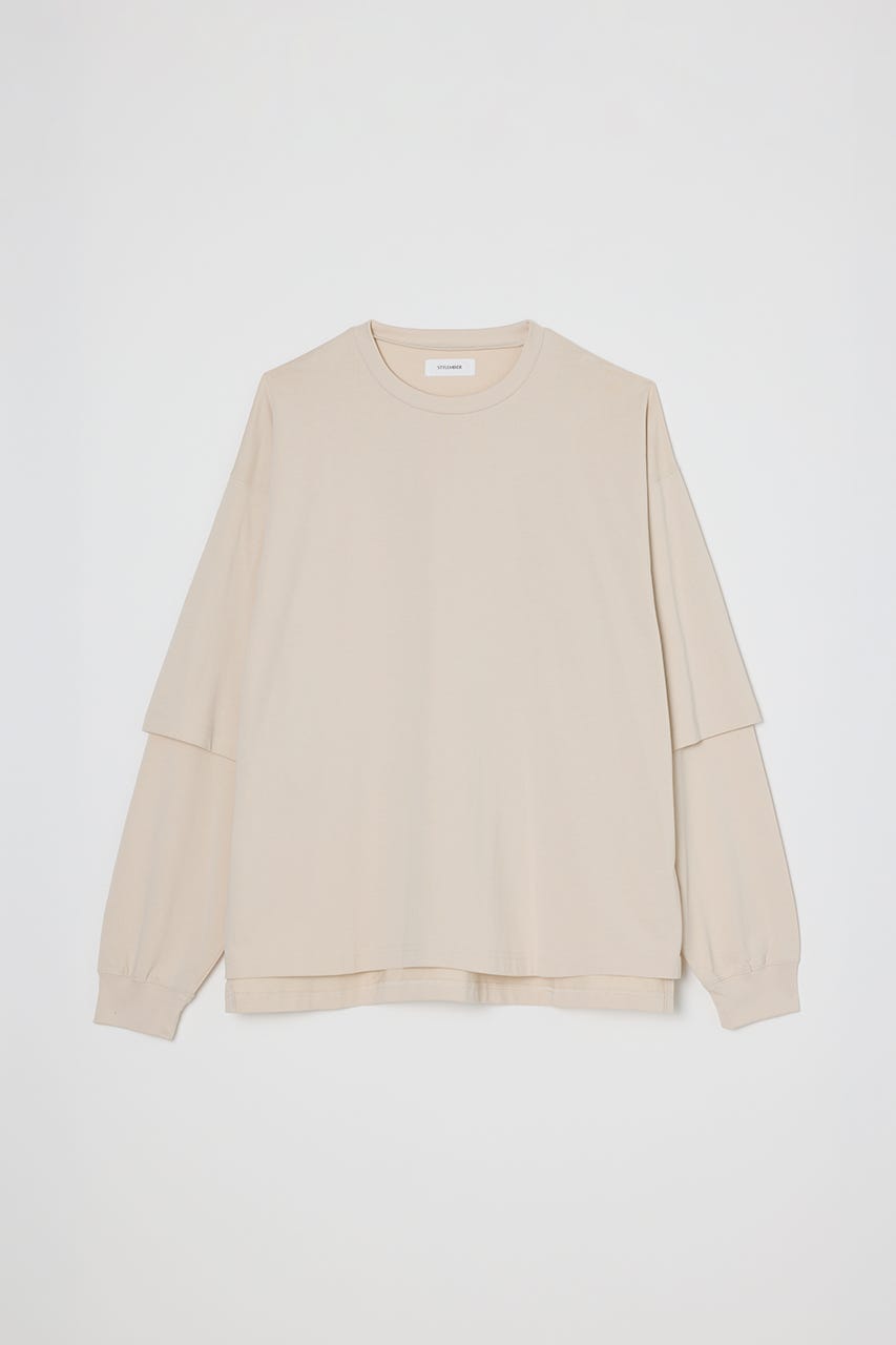 レイヤードロングスリーブT L/BEG L