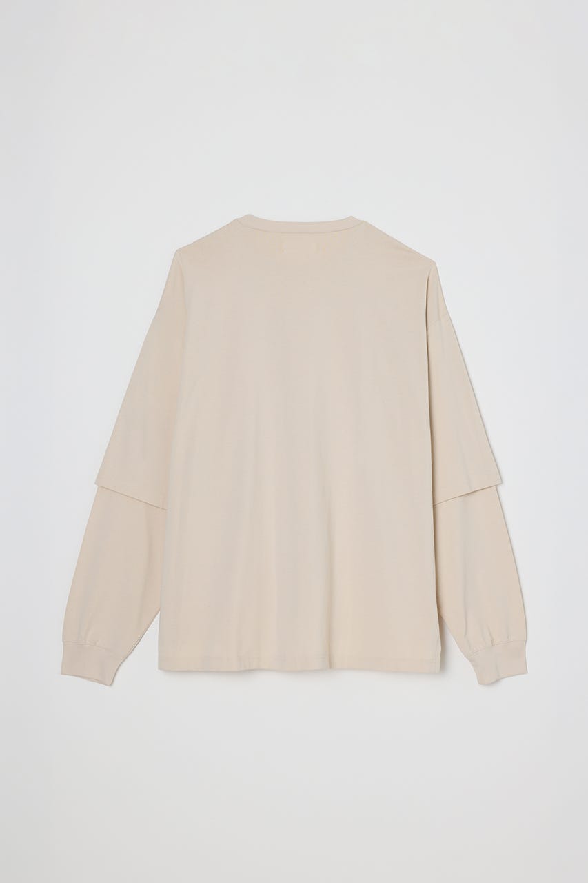 レイヤードロングスリーブT L/BEG L