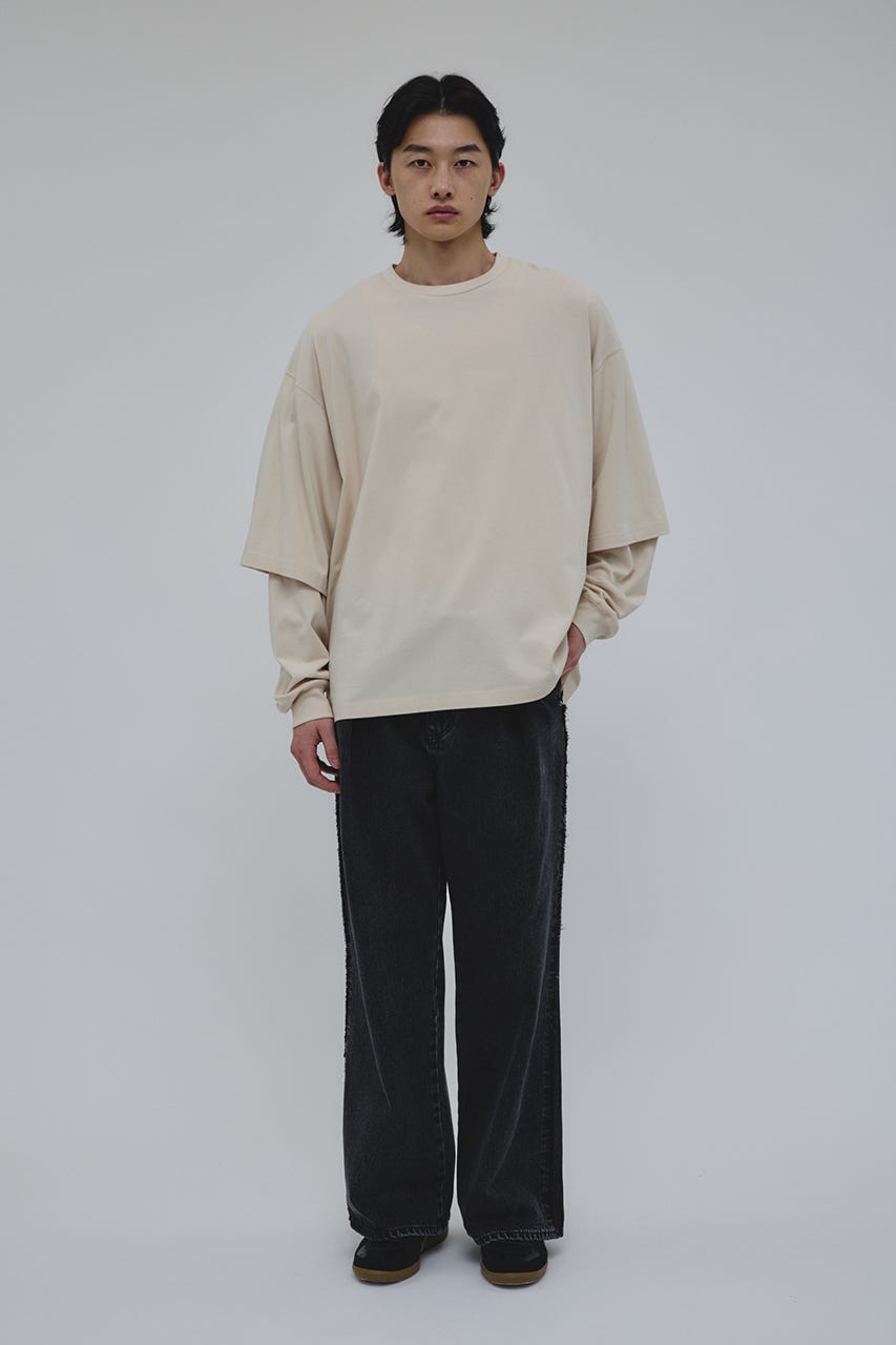 レイヤードロングスリーブT L/BEG L