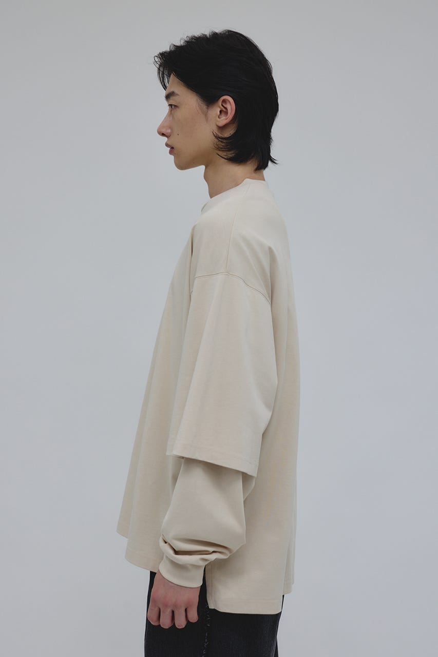 レイヤードロングスリーブT L/BEG L