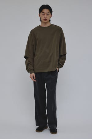 レイヤードロングスリーブT