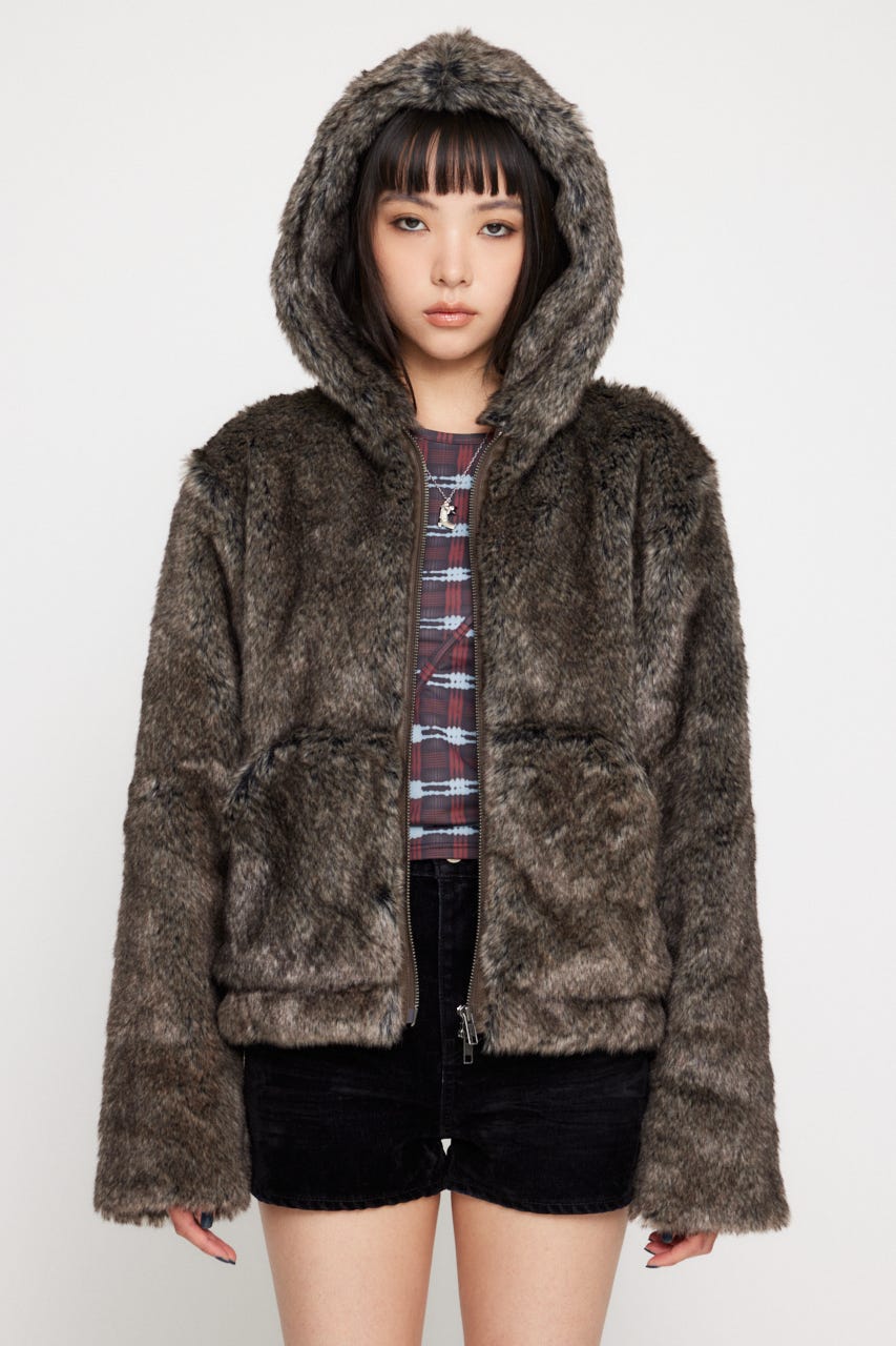 VOLUME FUR BLOUSON C'LENA ファーコートブルゾン 3WAYフェイクファーライナーブルゾン - ベルーナ【公式】