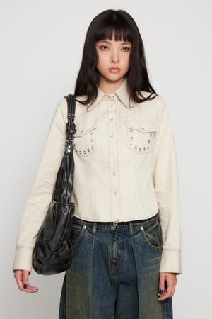 maddermadder シェルターブラウス DERA” CHECK SHELTER BLOUSE | madder madder