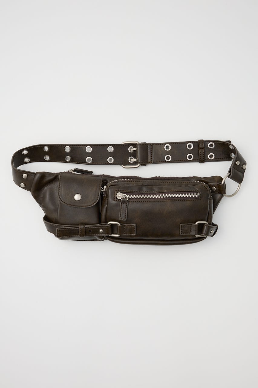 RING WAIST POUCH ベルト BRN FREE
