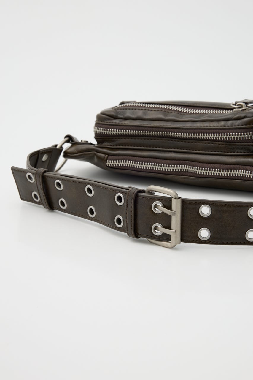 RING WAIST POUCH ベルト BRN FREE