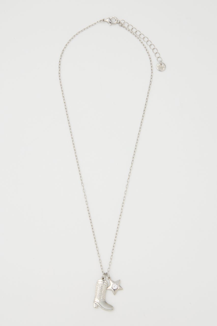 WESTERN  BOOTS MOTIF ネックレス SLV FREE