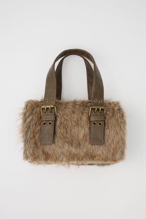 FAUX FUR COMPACT バッグ
