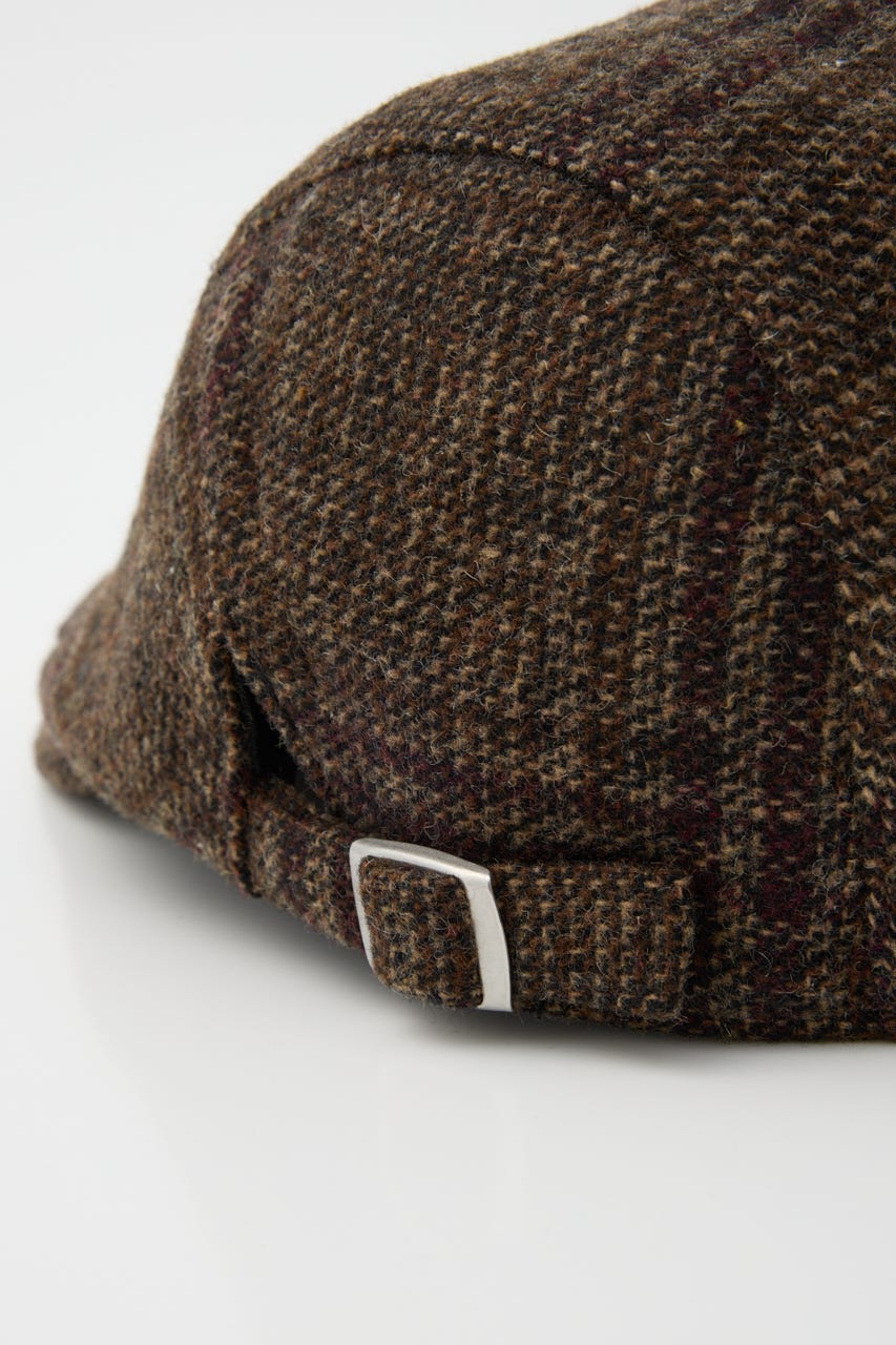 BRUSHED CHECK ハンチング BRN FREE