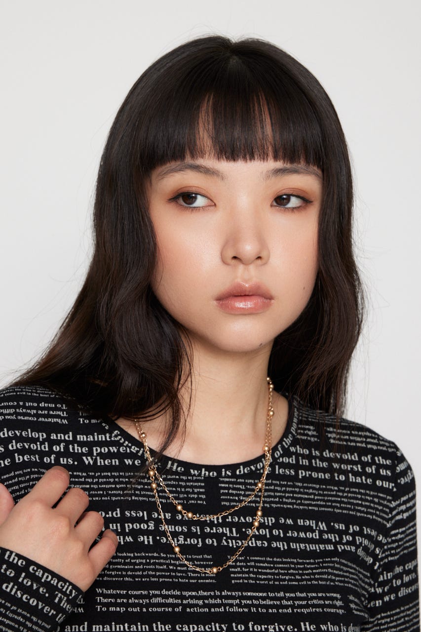 METAL BALL CHAIN ネックレス GLD FREE