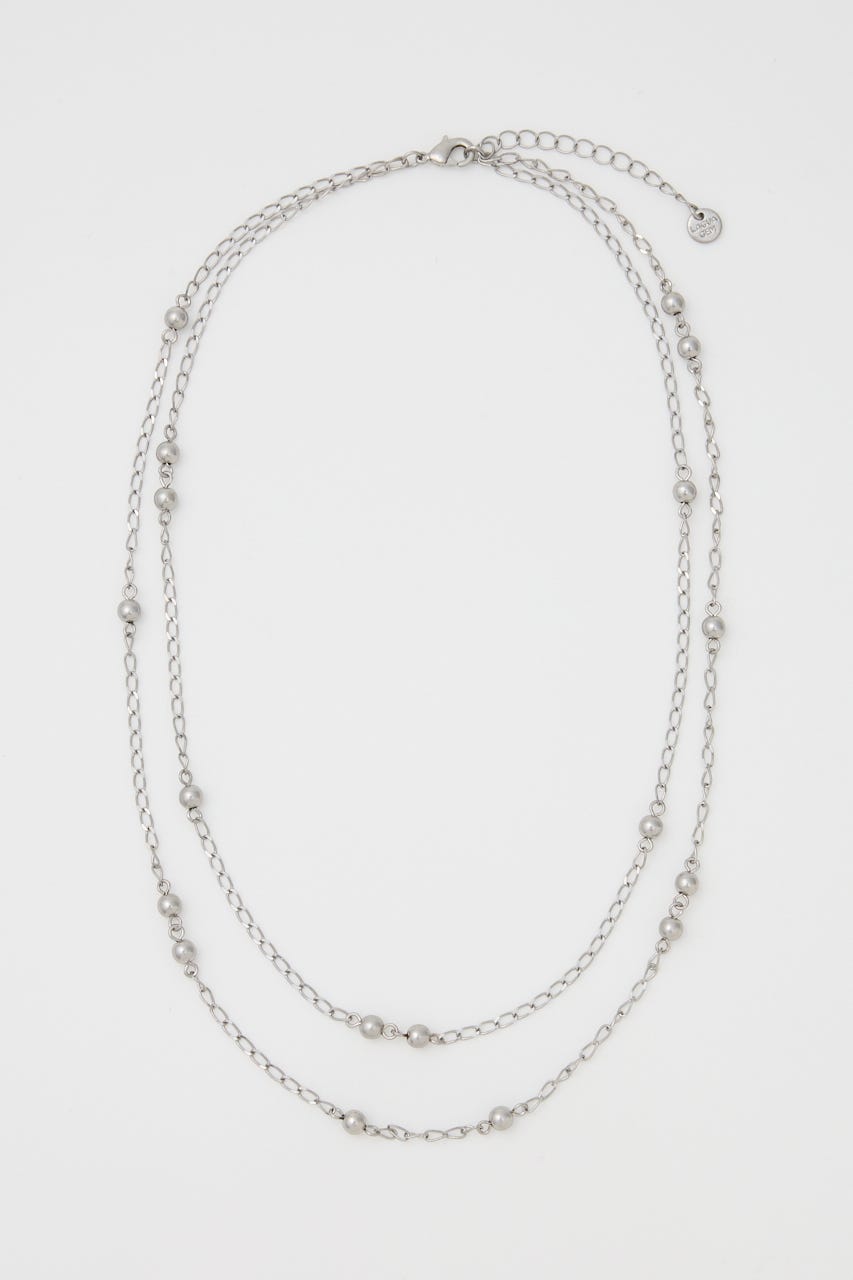 METAL BALL CHAIN ネックレス SLV FREE