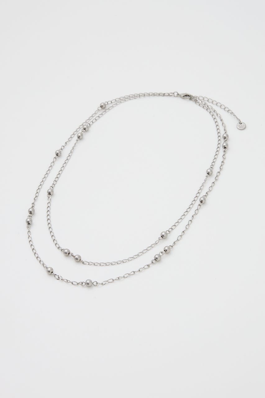 METAL BALL CHAIN ネックレス SLV FREE