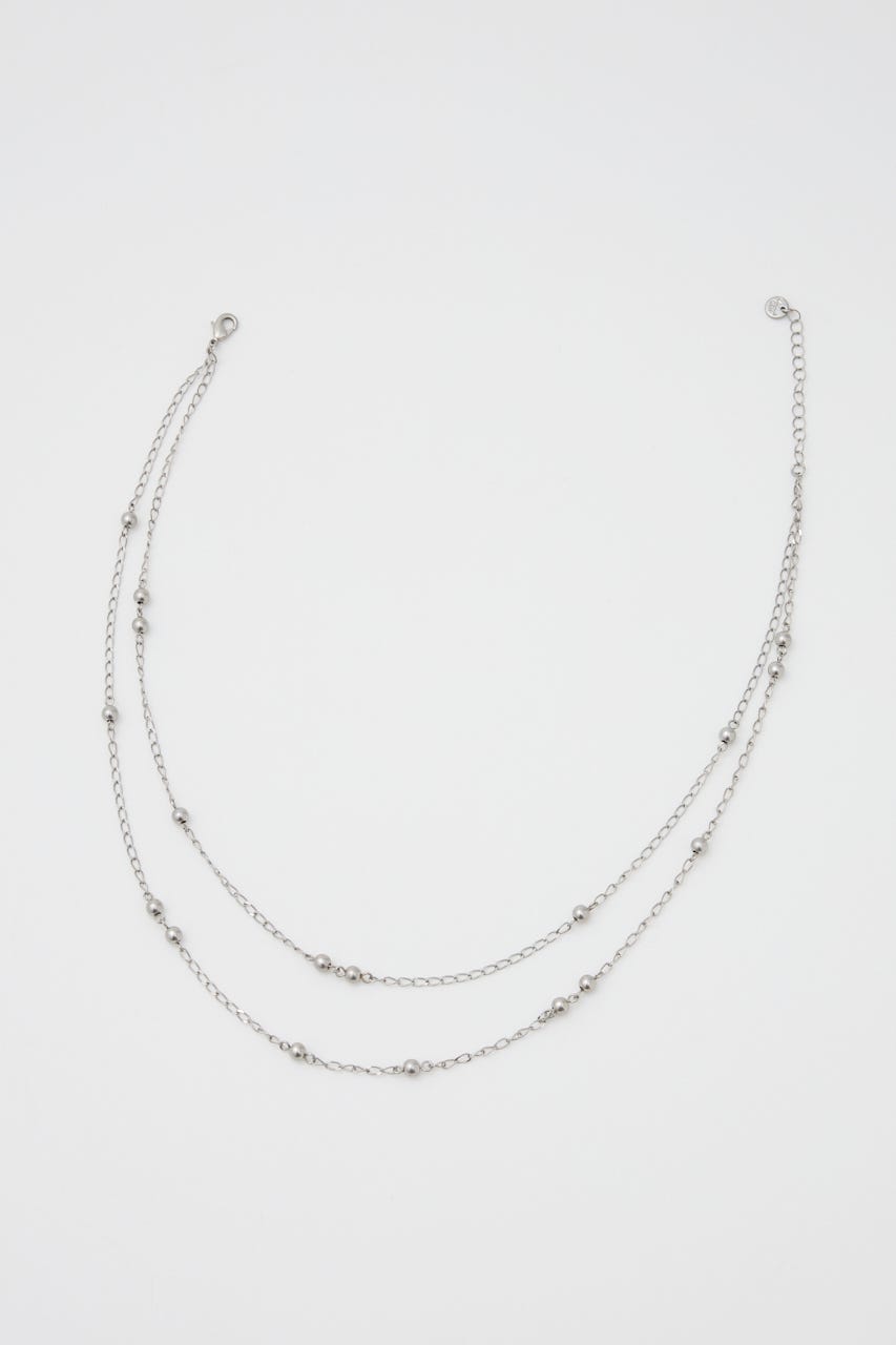METAL BALL CHAIN ネックレス SLV FREE