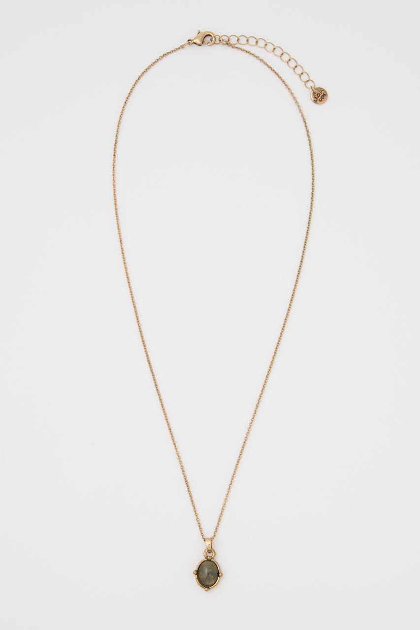 VINTAGE STONE SET ネックレス GLD FREE