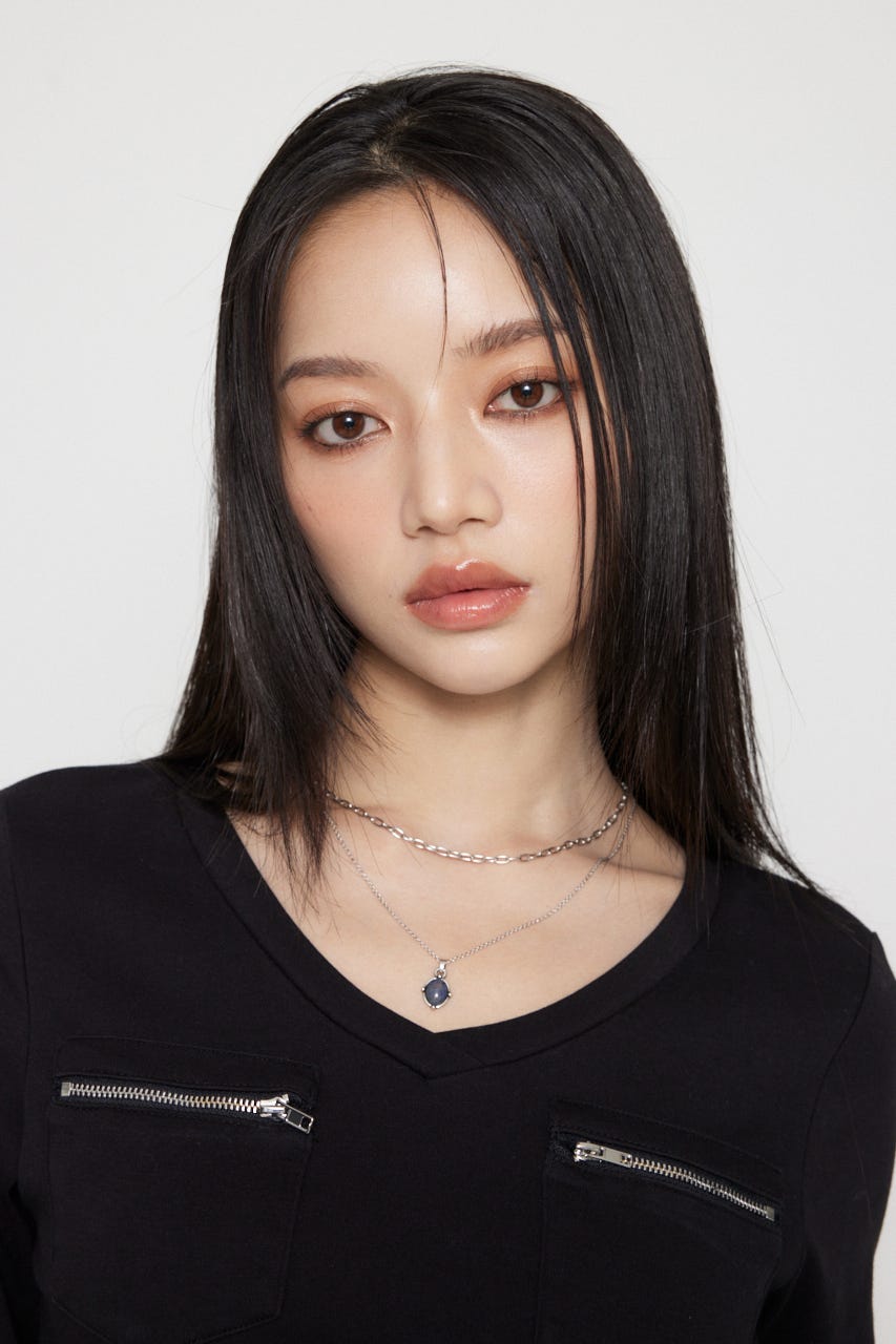 VINTAGE STONE SET ネックレス SLV FREE