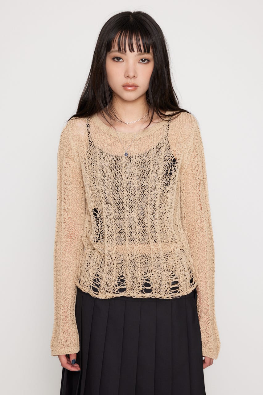 LAGUA GEM | FRILL DROP トップス (ワンピース(ロング） ) |SHEL