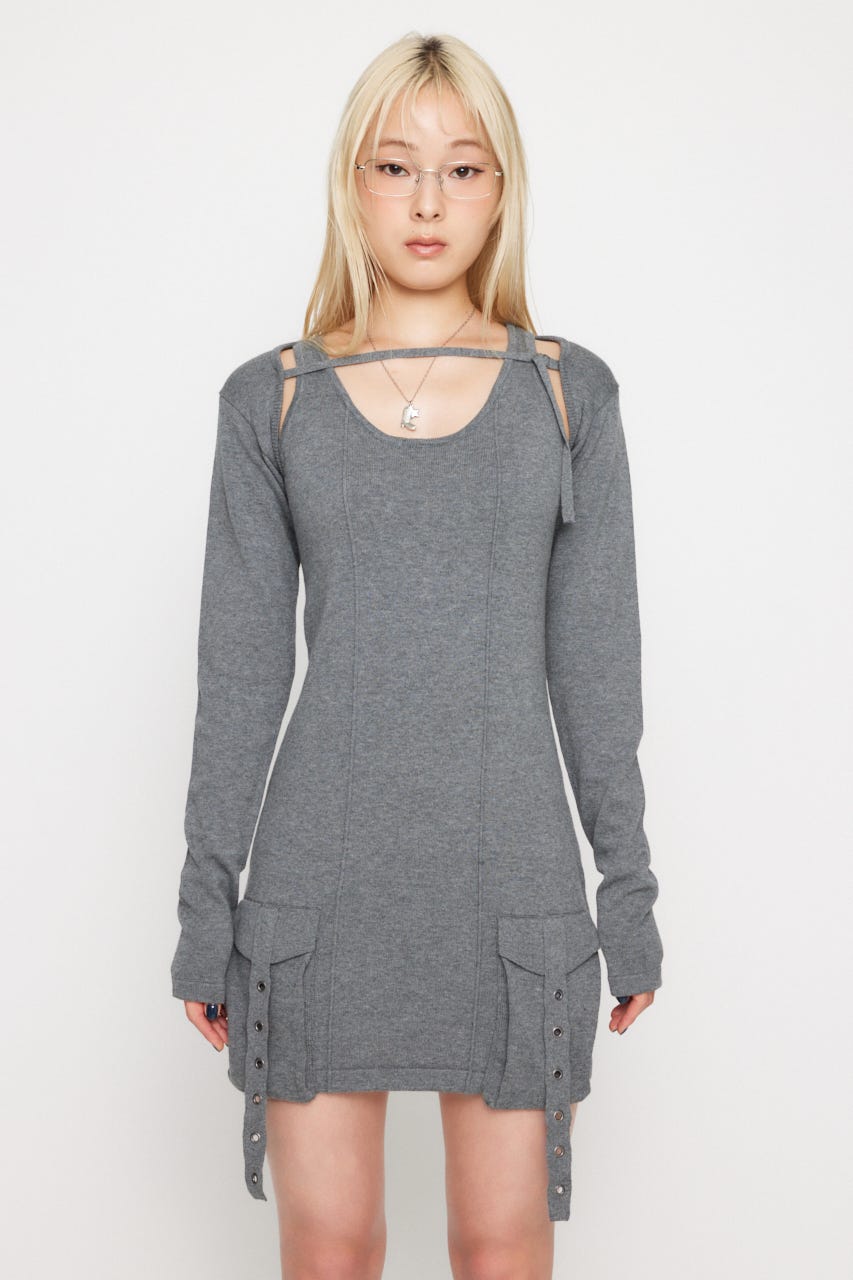LAGUA GEM | POCKET LINE 2PIECE ワンピース (ワンピース(ミニ
