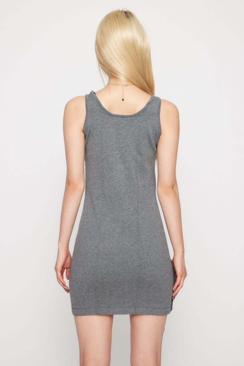 POCKET LINE 2PIECE ワンピース GRY S