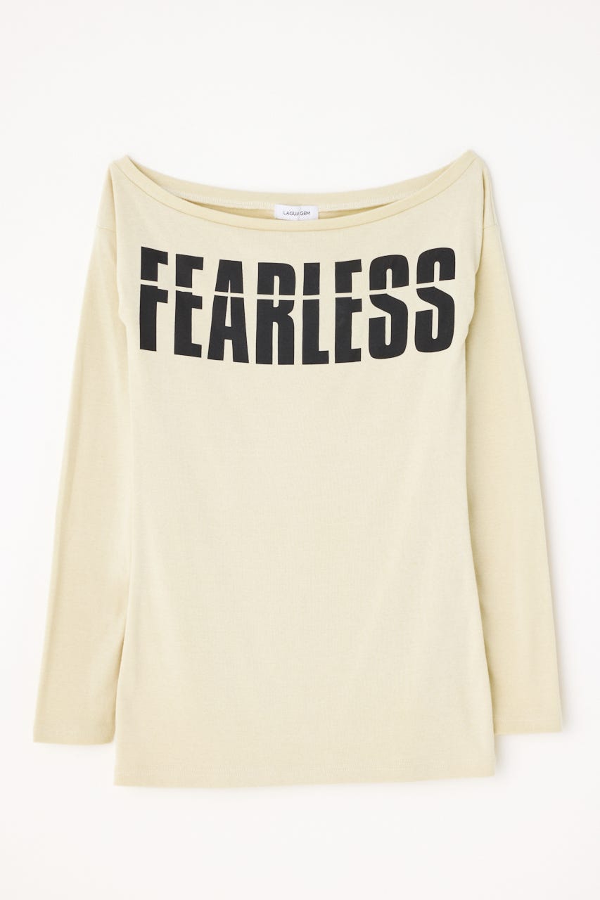 LAGUA GEM | OFF SHOLDER PRINT チュニック (Tシャツ