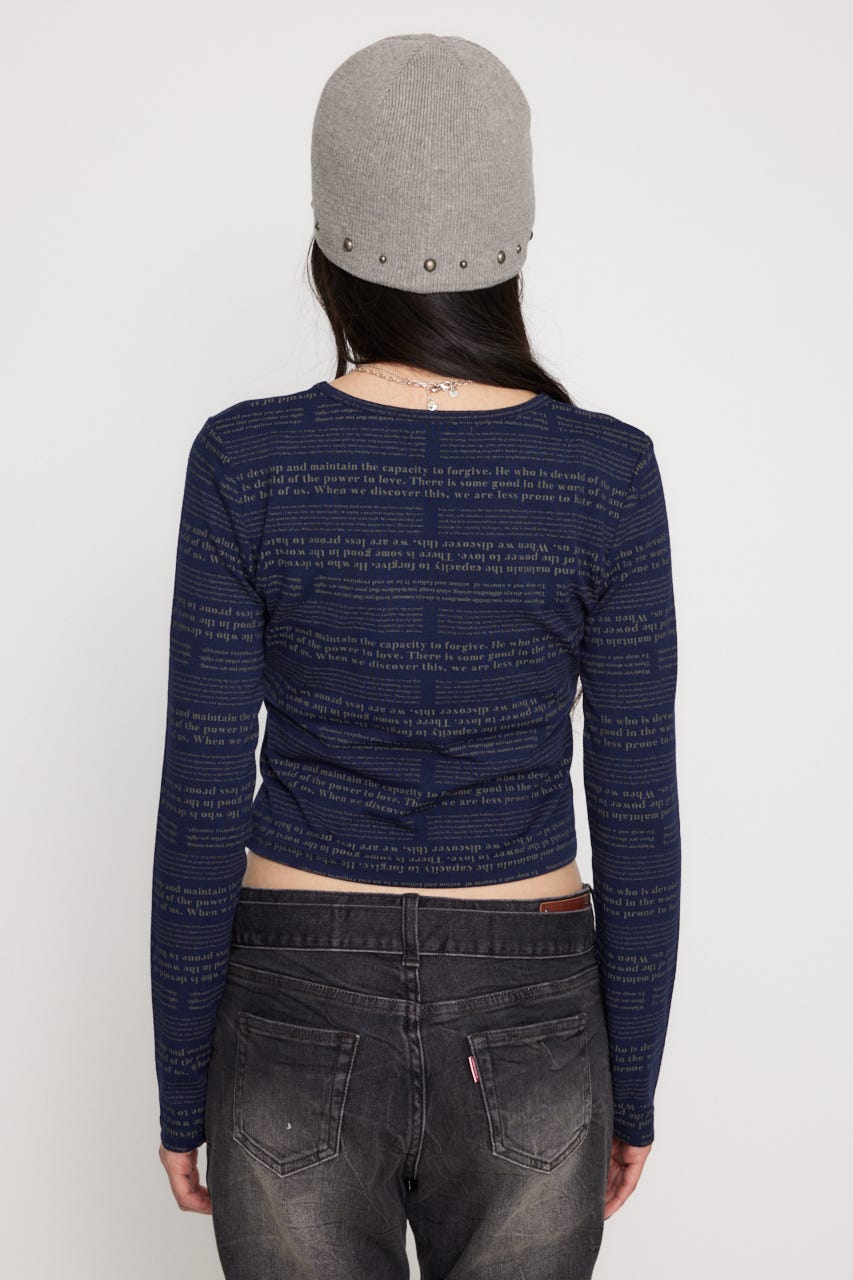 シークインロゴカットソー　新品未使用　ラシュッド　vin ヤマダヤ ヤマダヤ ストア(YAMADAYA STORE) レディース Tシャツ