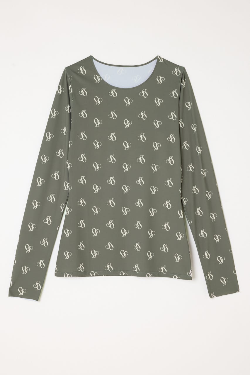 SEIRA×LAGUA SECOND SKIN TOPS グレー LAGUA GEM | SEIRA×LAGUA SECOND SKIN TOPS (Tシャツ