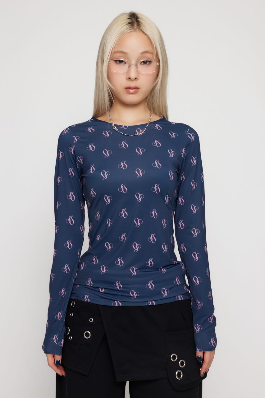 SEIRA×LAGUA SECOND SKIN TOPS グレー LAGUA GEM | SEIRA×LAGUA SECOND SKIN TOPS (Tシャツ