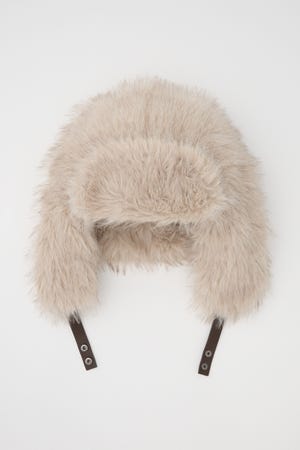 SEIRA×LAGUA FUR CAP