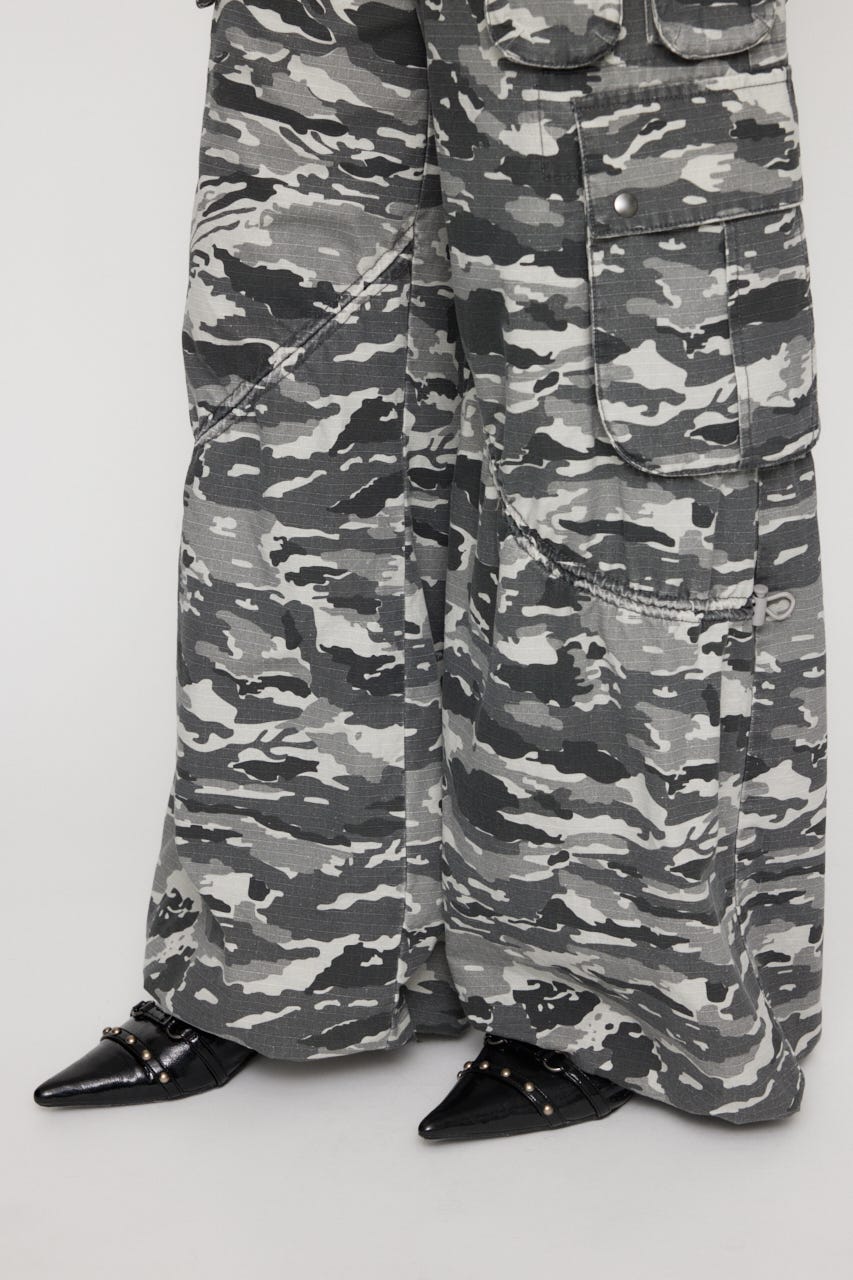 【SEIRA×LAGUA】 VOLUME カーゴ LAGUA GEM | SEIRA×LAGUA CAMO CARGO PT (パンツ ) |SHEL'TTER