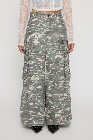 SEIRA×LAGUA CAMO CARGO PT