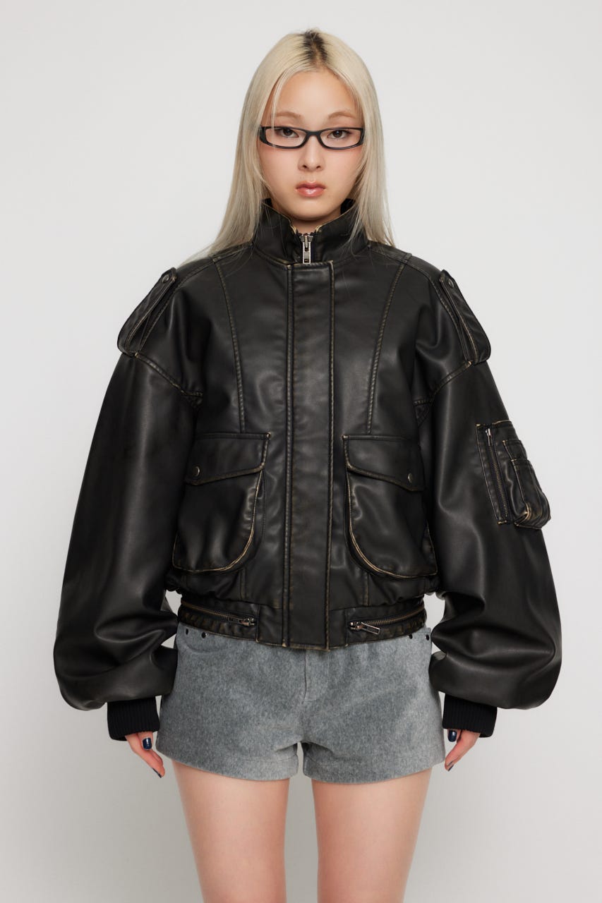 laguagem レザージャケット 中古・古着通販】LAGUA GEM (ラグアジェム) LAGUA GEM フェイク