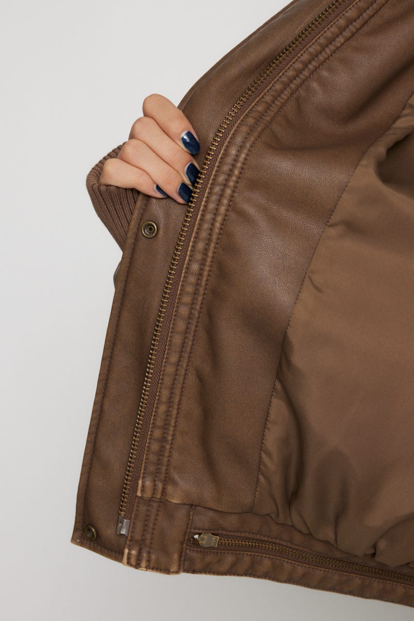 LAGUA GEM | SEIRA×LAGUA F/LEATHER JK (ジャケット ) |SHEL