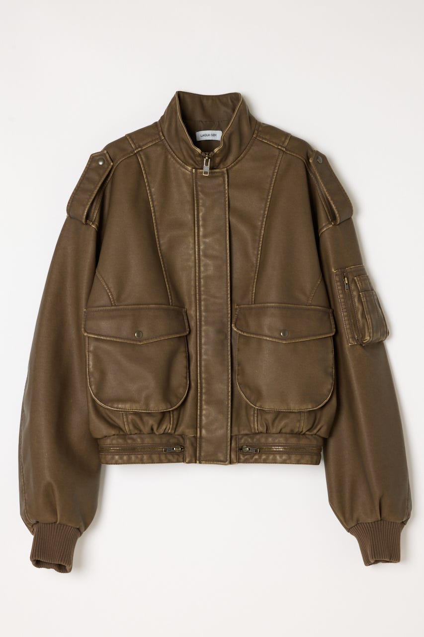 LUSTER SHORT ジャケット LAGUA GEM 『完売品』 LAGUA GEM | LUSTER SHORT ジャケット (ジャケット ) |SHEL'TTER