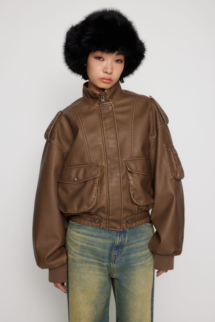 LAGUA GEM アウター LAGUA GEM ブルゾン アウター HOODIE ZIP STITCH レディース