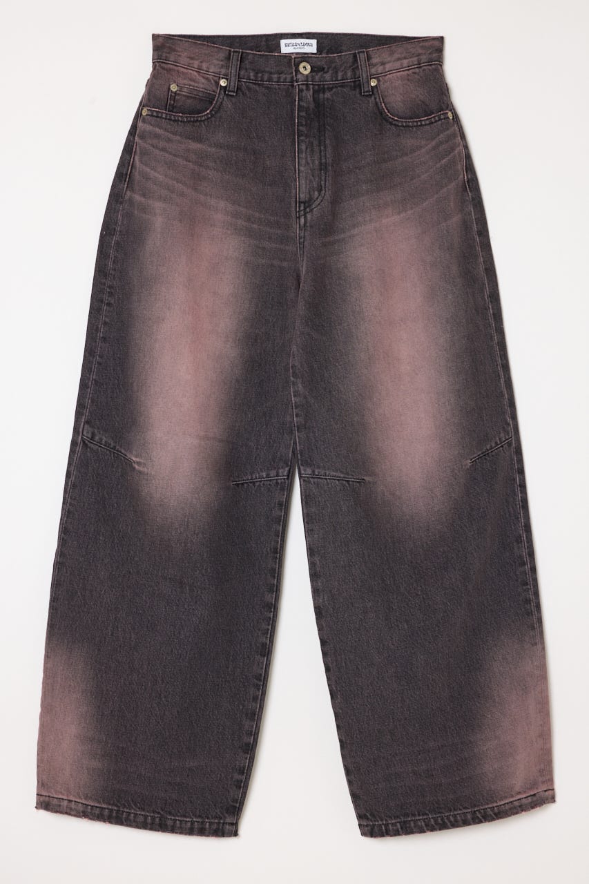 LAGUA GEM | SEIRA×LAGUA TUCK WASH DENIM (ストレート ) |SHEL