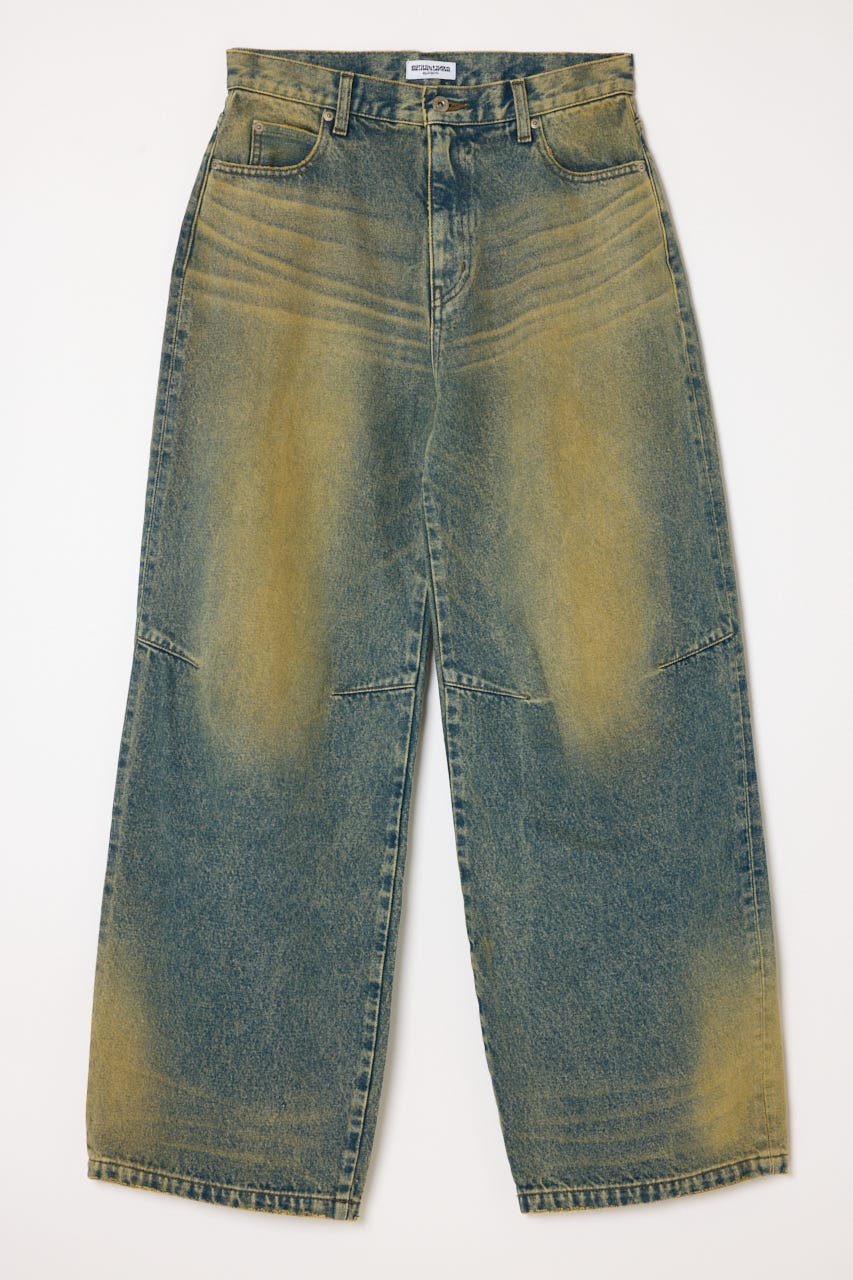 LAGUA×SEIRA デニム LAGUA GEM | SEIRA×LAGUA TUCK WASH DENIM (ストレート ) |SHEL