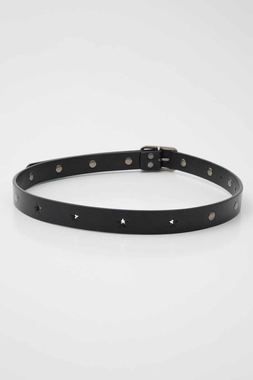 【ノベルティ】PUNCHING STAR BELT BLK FREE