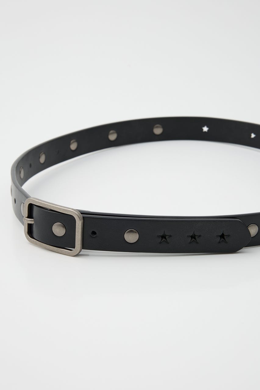 【ノベルティ】PUNCHING STAR BELT BLK FREE