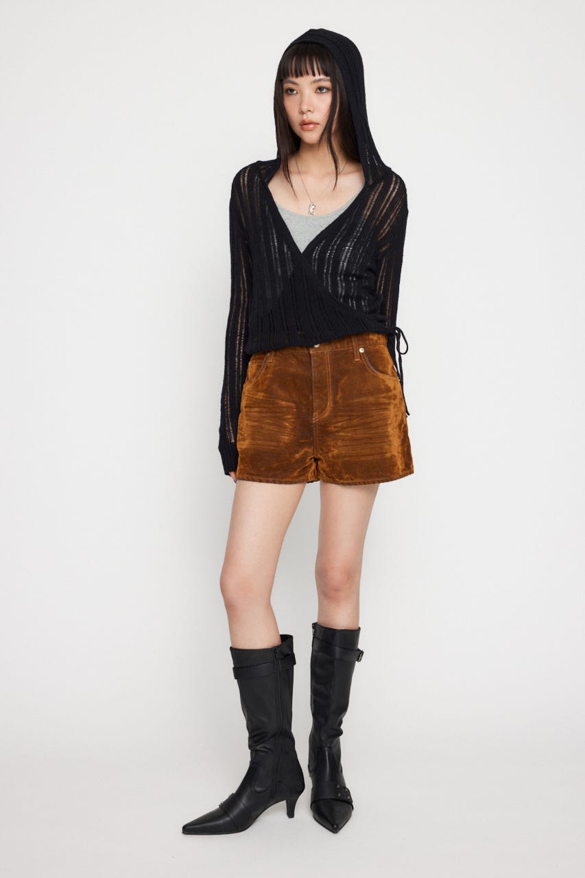 LAGUA GEM ショートパンツ LAGUA GEM | FRINGE LACE UP ショートパンツ (ショートパンツ