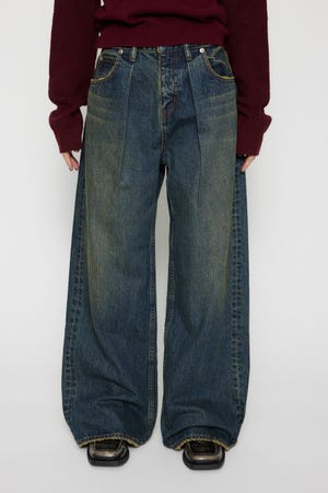 LAGUA GEM デニム LAGUA GEM | CLASSIC WASH TUCK デニム (ストレート ) |SHEL